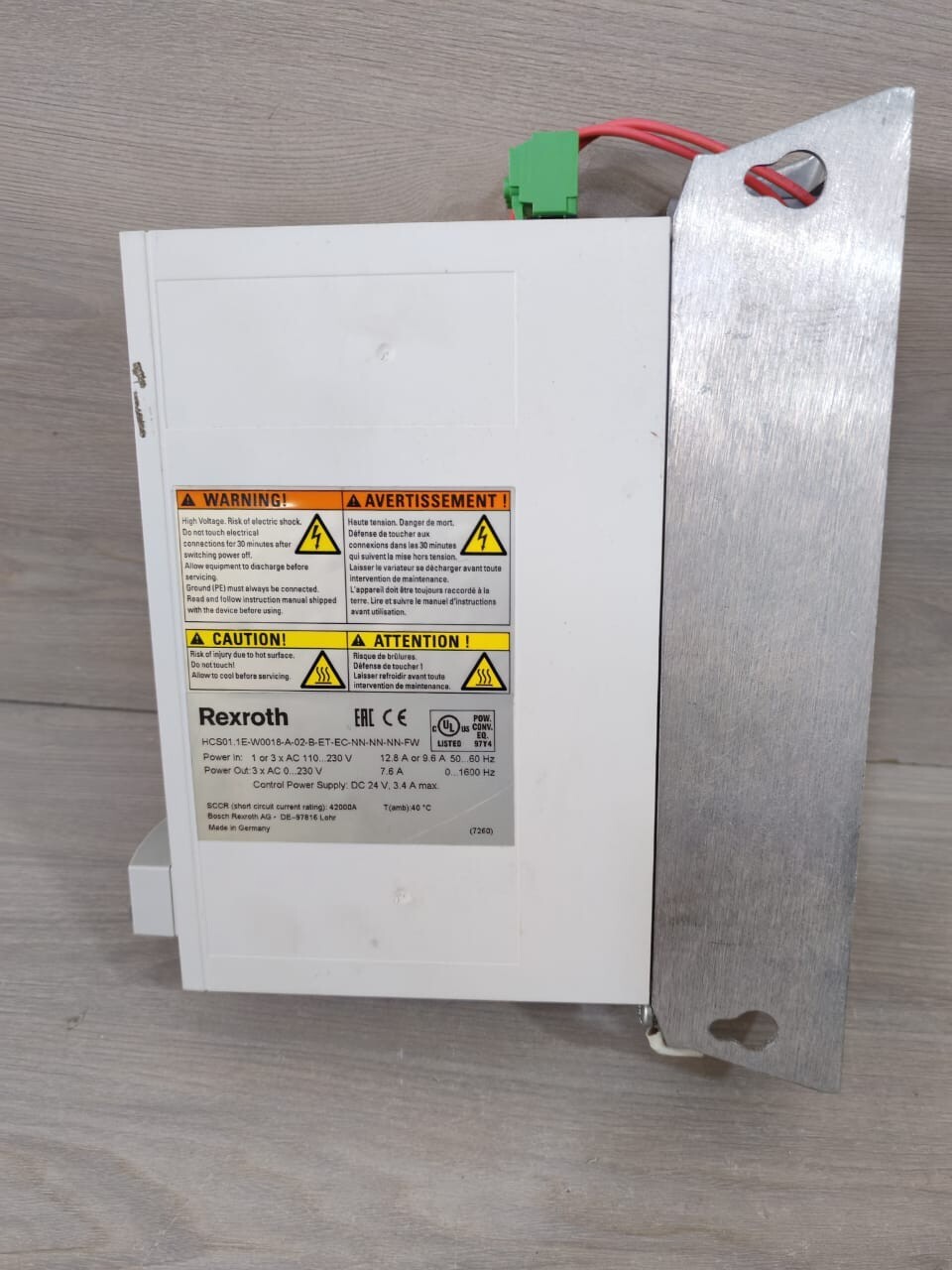 Rexroth HCS01.1E-W0018-A-02-B-ET-EC-EC-NN-NN-NN-FW REXROTH INDRADRIVE CS HCS01.1E-W0018-A-02-B-ET-EC-EC-NN-NN-NN-FW / R91132179 4