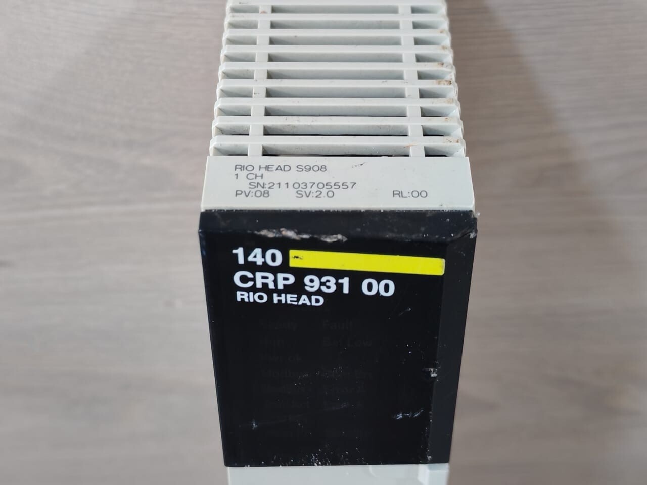 Schneider Electric 140 CRP 931 00 SCHNEIDER ELECTRIC 140 CRP 931 00 RIO HEAD S908 PV.08 SV.2.0 RL.00-WITHOUT COVER 3