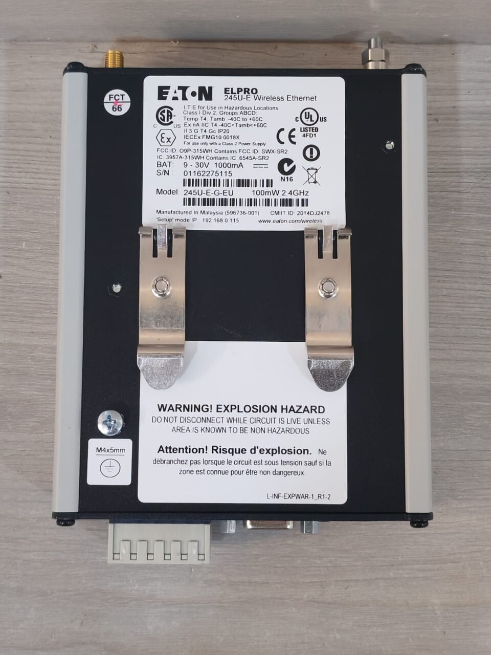 Eaton 245U-E-G-EU EATON ELPRO 245U-E WIRELESS ETHERNET 245U-E-G-EU 5