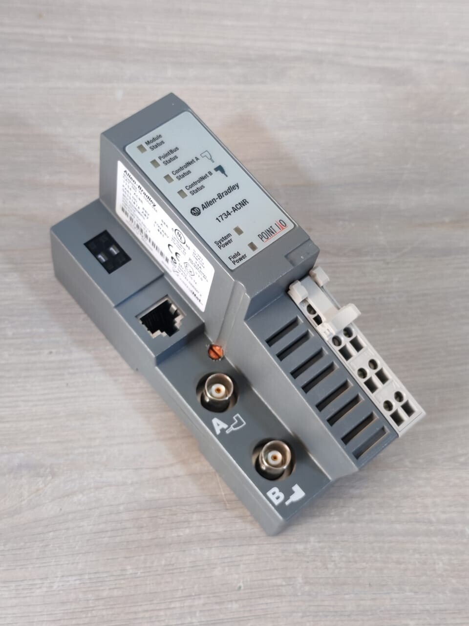 Allen-Bradley 96391078 Allen Bradley 1734-ACNR Ser. A Point I/O ControlNet Adapter 96391078 6