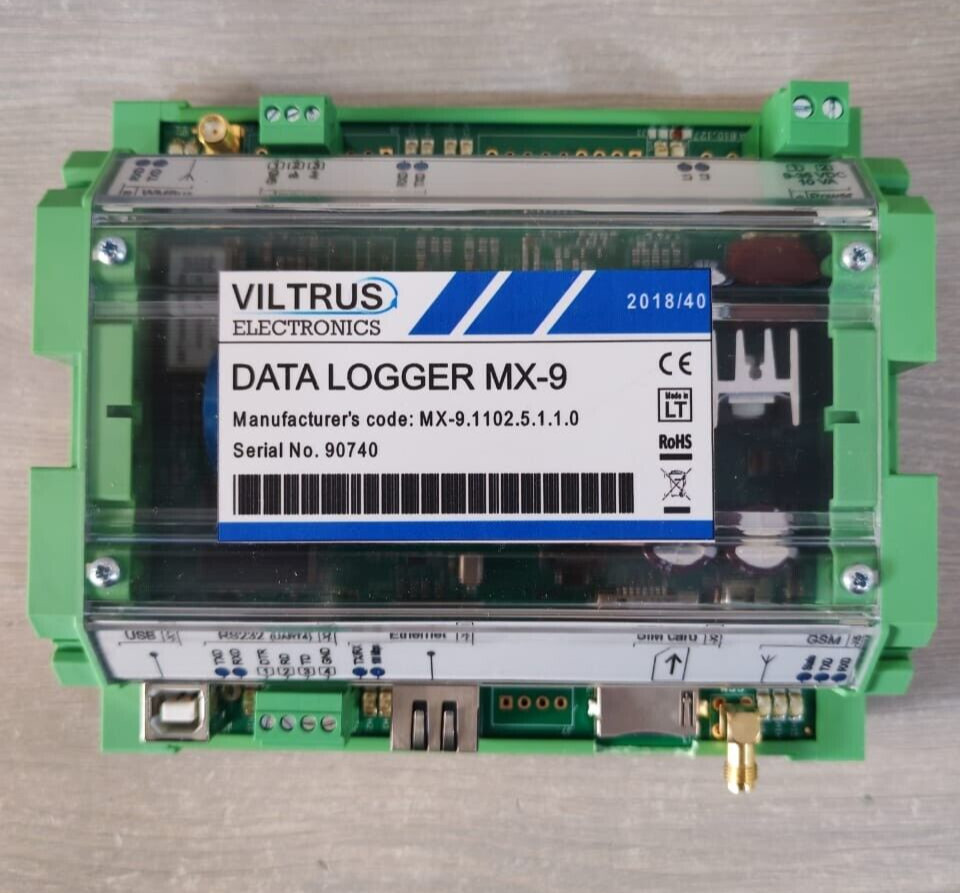 VILTRUS ELECTRONICS DATA LOGGER MX-9 VILTRUS ELECTRONICS DATA LOGGER MX-9 / 1102.5.1.1.0 2