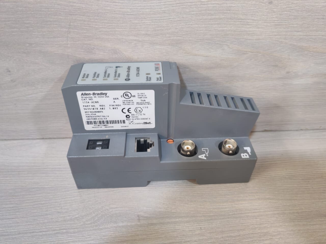 Allen-Bradley 96391078 Allen Bradley 1734-ACNR Ser. A Point I/O ControlNet Adapter 96391078 3