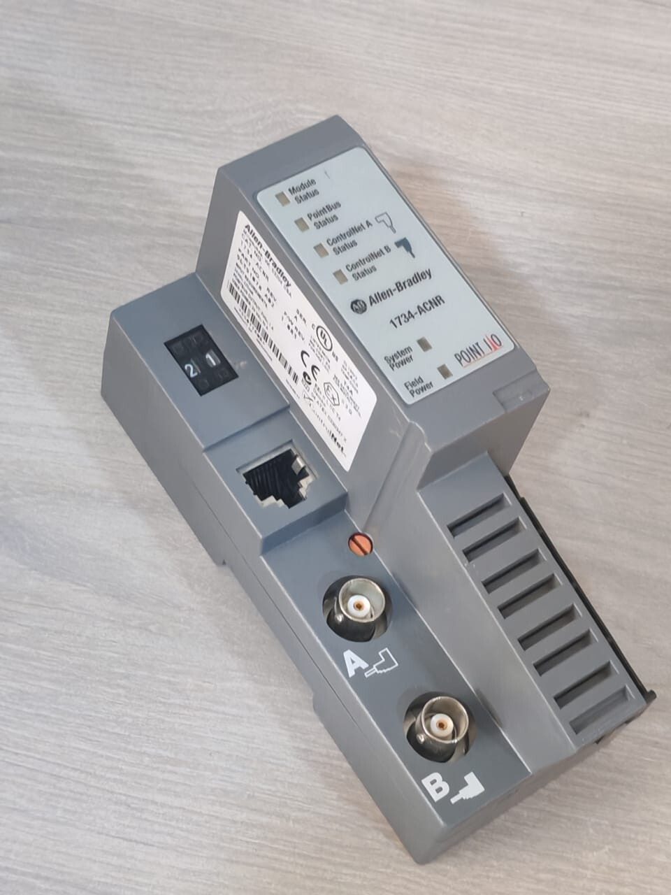 Allen-Bradley 96391078 Allen Bradley 1734-ACNR Ser. A Point I/O ControlNet Adapter 96391078 6