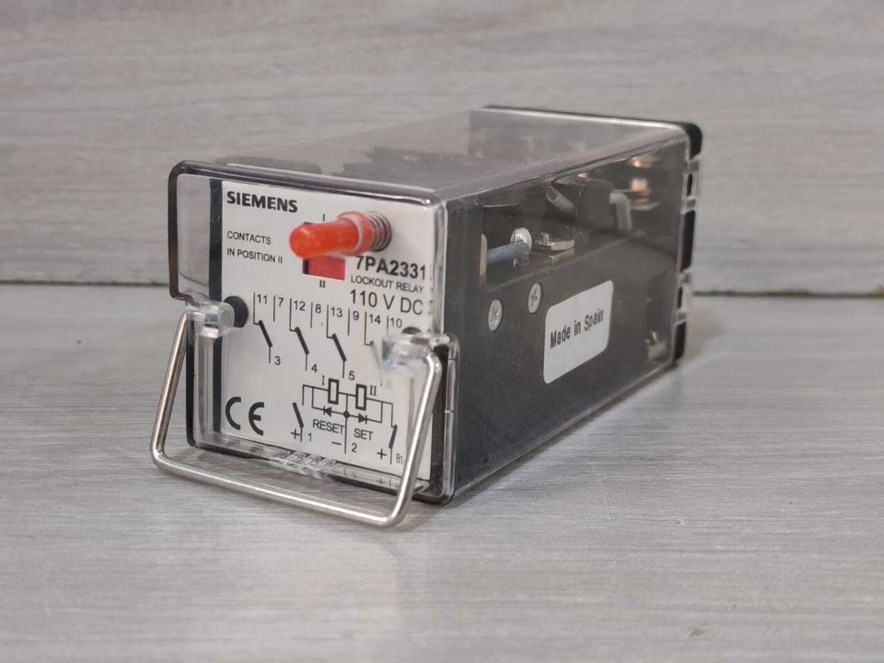 Siemens 7PA2331 SIEMENS 7PA2331-0 LOCKOUT FAST RELAY 4 NC/NO PUSH BUTTON 11OVDC 5