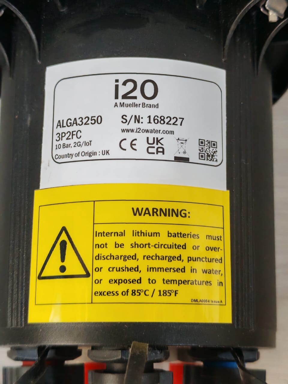 MUELLER ALGA33250 MUELLER I20 ALGA33250 3P2FC 10B 2G/IOT LOGGER 4