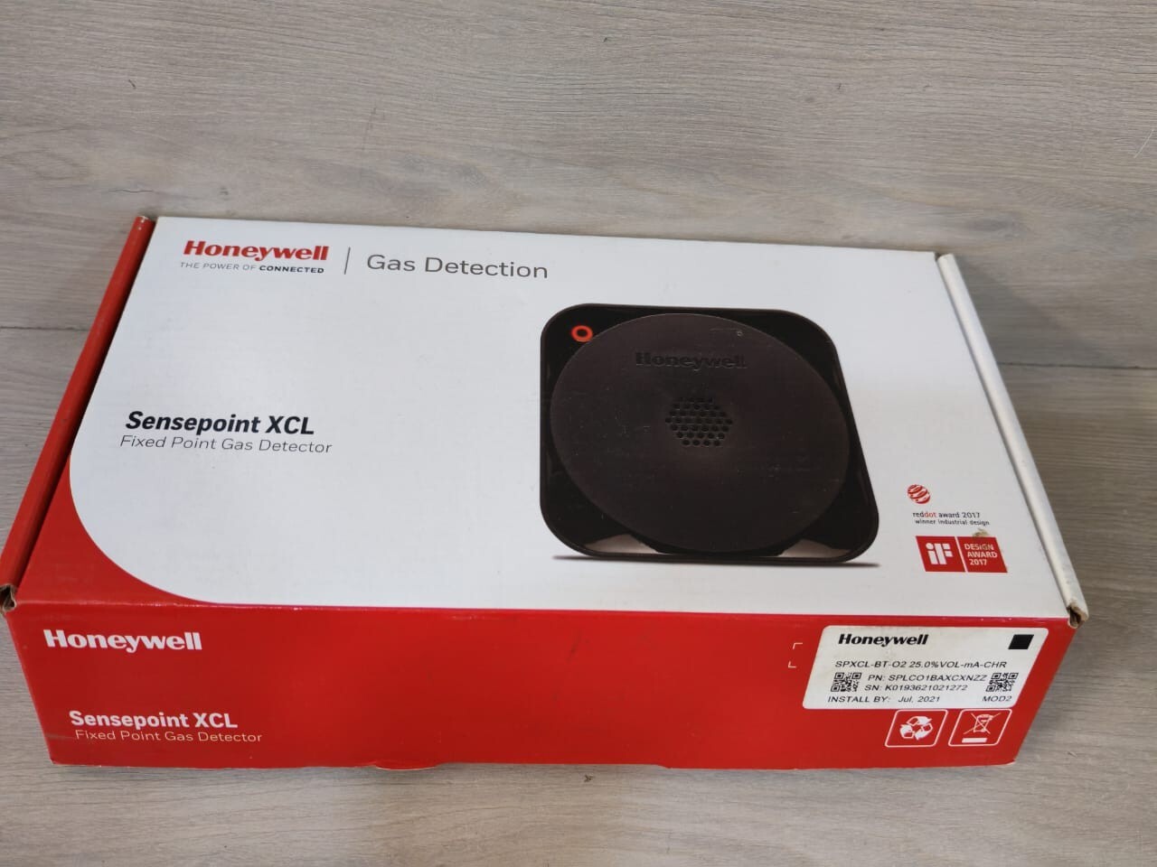 Honeywell SPXCL-BT-O2 Honeywell Sensepoint XCL SPXCL-BT-O2 25.0% VOL-mA-CHR PN: SPLCO1BAXCXNZZ 2