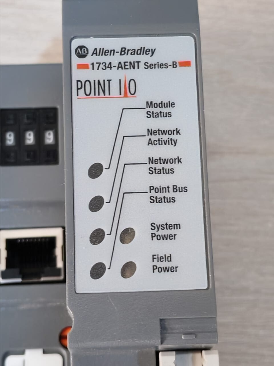Allen-Bradley 430538 Allen-Bradley 1734-AENTK Ser. B POINT I/O Single Port Adaptor-K 430538 FW: 5.015 3