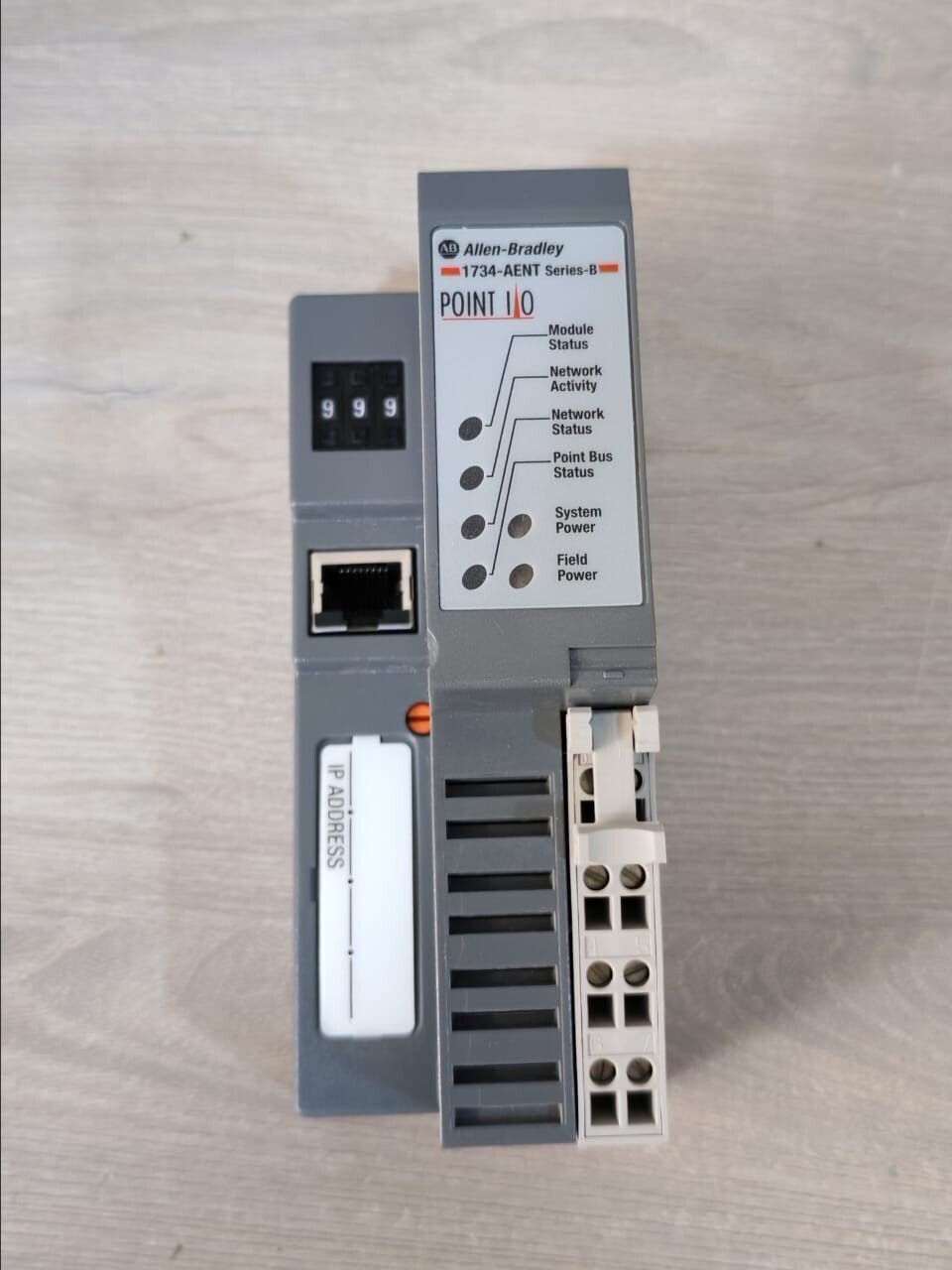 Allen-Bradley 430538 Allen-Bradley 1734-AENTK Ser. B POINT I/O Single Port Adaptor-K 430538 FW: 5.015 4