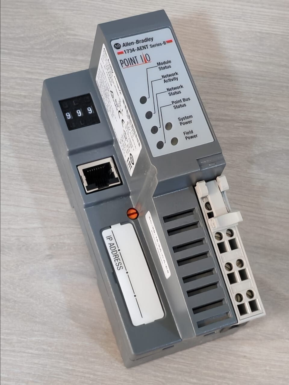 Allen-Bradley 430538 Allen-Bradley 1734-AENTK Ser. B POINT I/O Single Port Adaptor-K 430538 FW: 5.015 5