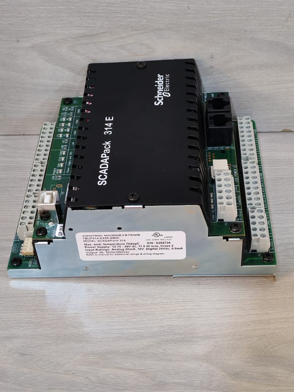 Schneider Electric TBUP314-EA55-AB00 SCHNEIDER ELECTRIC SCADAPACK 314 E TBUP314-EA55-AB00 REMOTE TELEMETRY UNIT 8