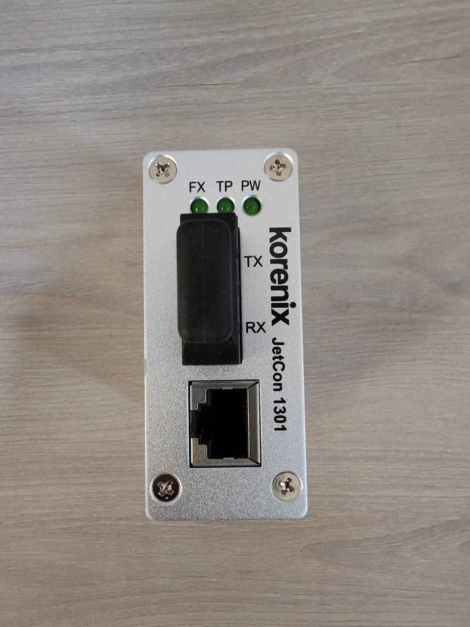Korenix 1301-mw Korenix JetCon 1301-mw Converter, Fast Ethernet to Fibre Optic Ver: 1.1 2