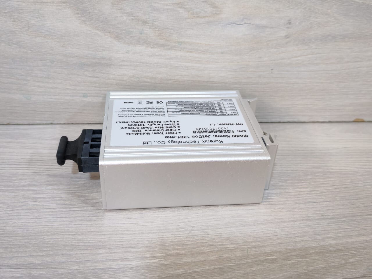 Korenix 1301-mw Korenix JetCon 1301-mw Converter, Fast Ethernet to Fibre Optic Ver: 1.1 9