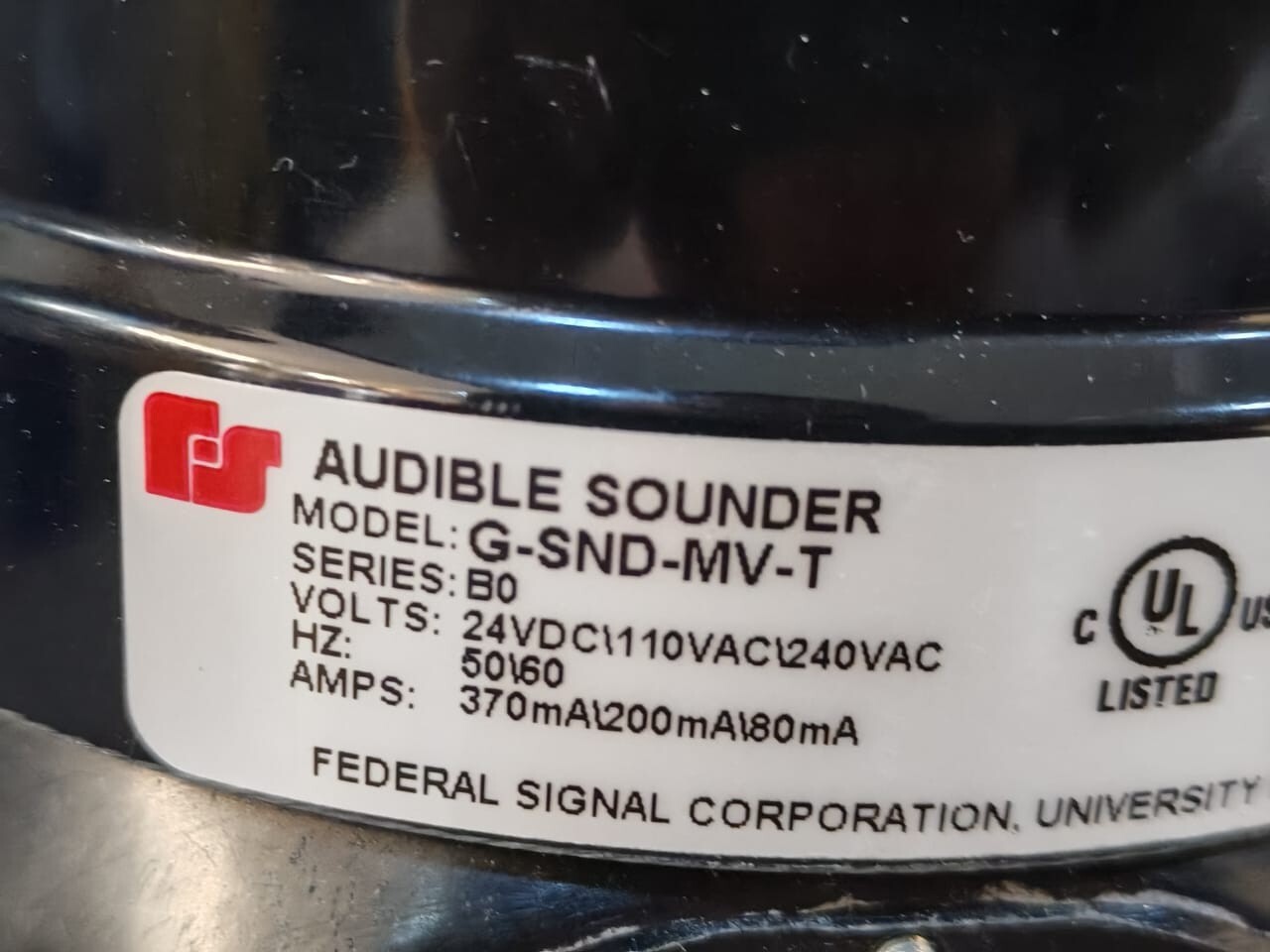 AUDIBLE SOUNDER G-SND-MV-T SER.B0 AUDIBLE SOUNDER G-SND-MV-T SER.B0 SPEAKER,SOUND,MULTI EXD 8