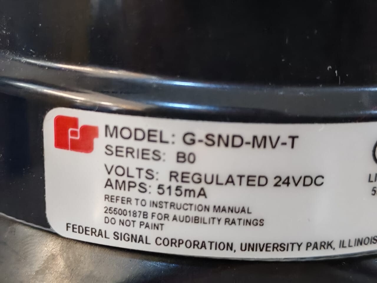 AUDIBLE SOUNDER G-SND-MV-T SER.B0 AUDIBLE SOUNDER G-SND-MV-T SER.B0 SPEAKER,SOUND,MULTI EXD 9