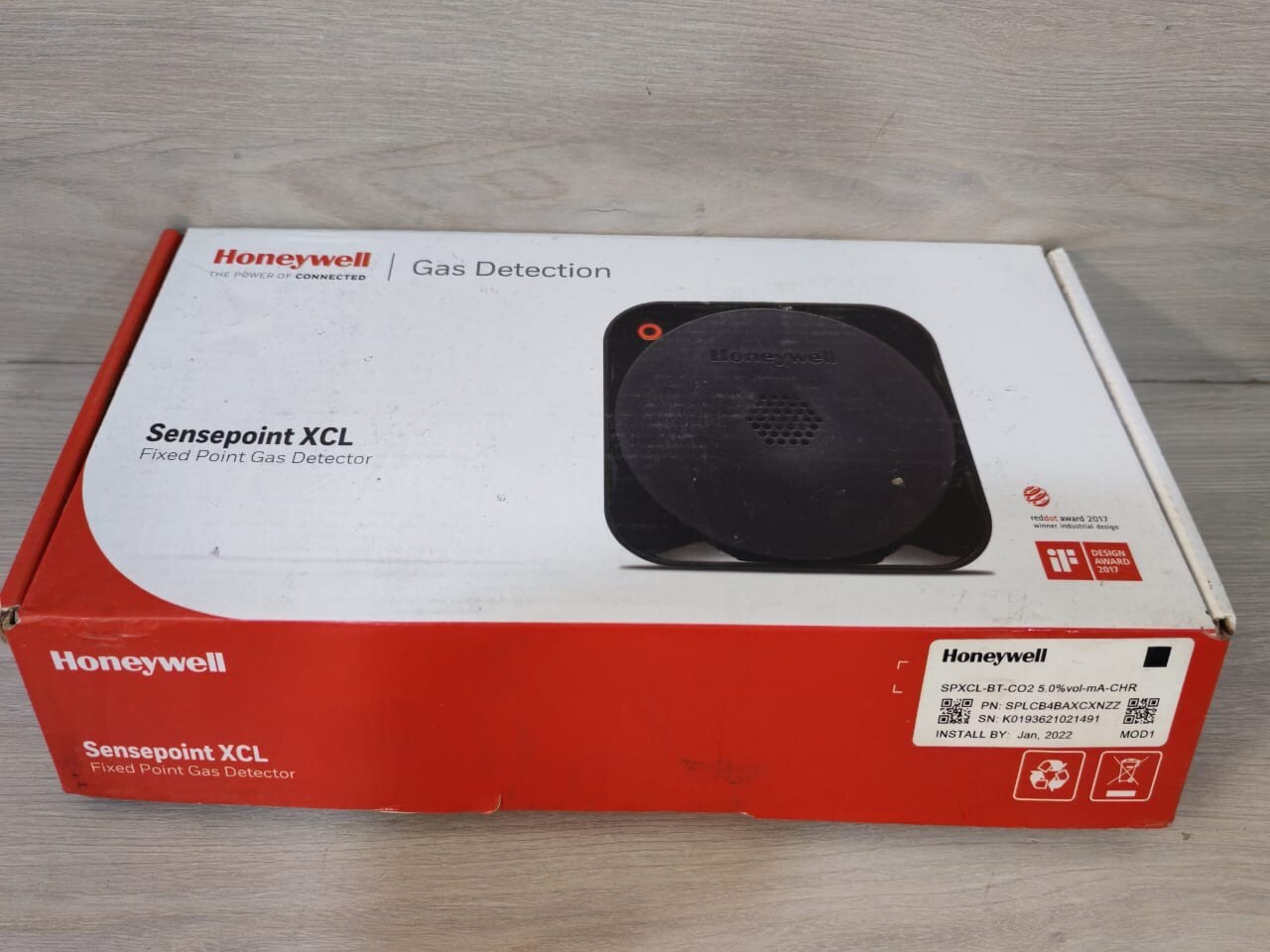 Honeywell SPXCL-BT-CO2 Honeywell XCL SPXCL-BT-CO2 Fixed Point Gas Detector PN: SPLCB4BAXCXNZZ 2