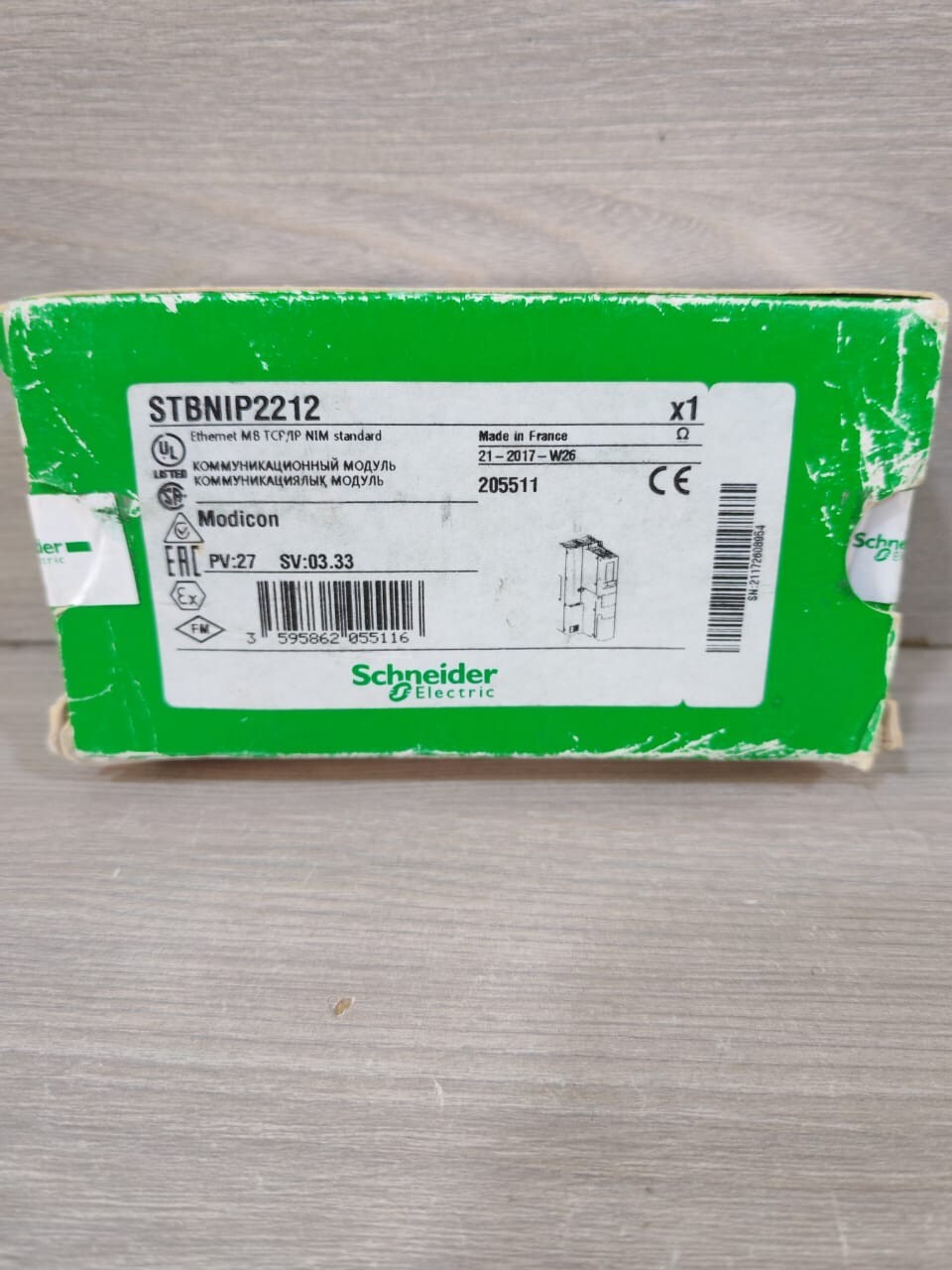 Schneider Electric STBNIP2212 Schneider Electric STBNIP2212 Ethernet MB TCP/IP NIM Standard 8