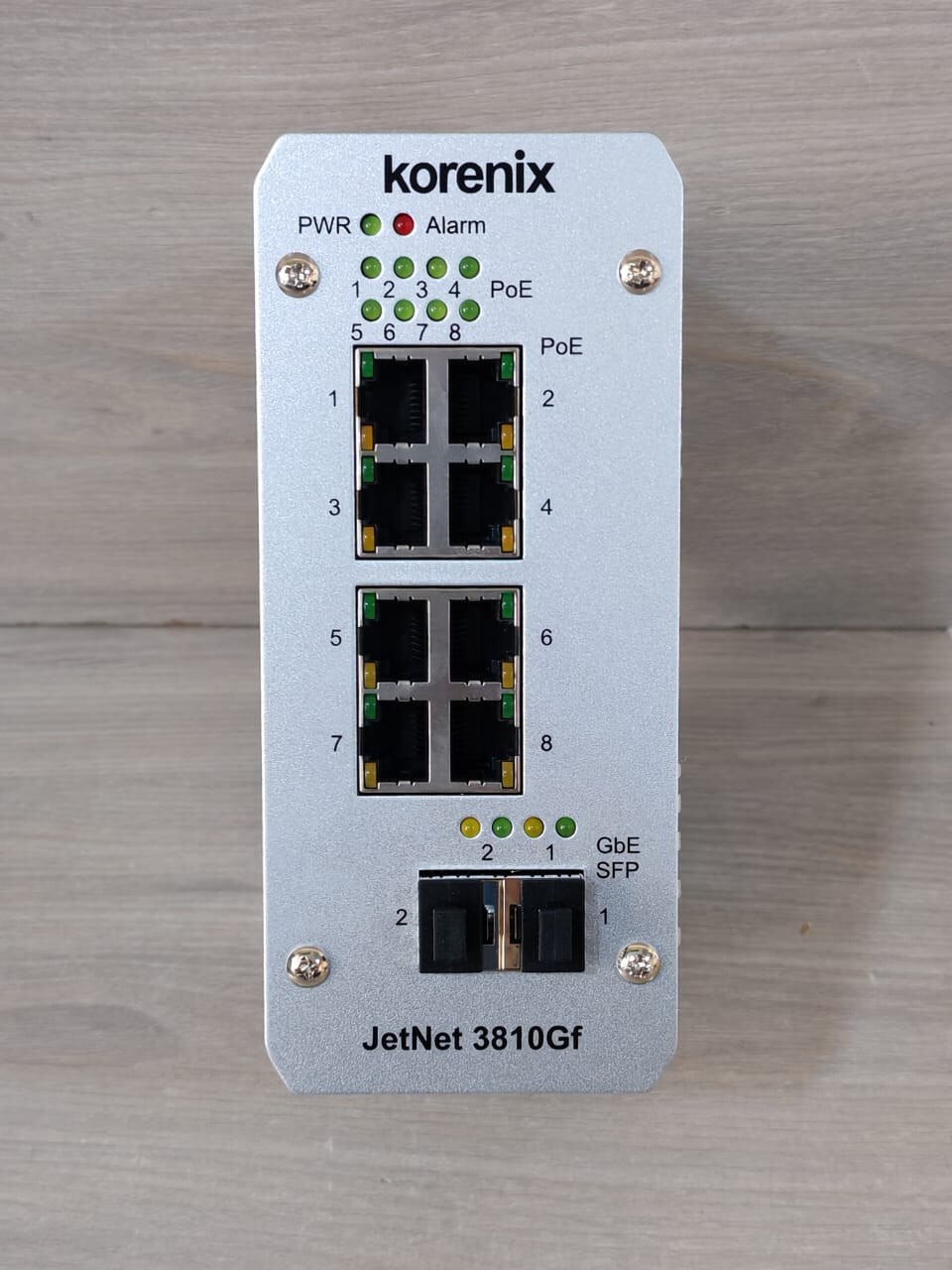 Korenix 3810GF KORENIX JETNET 3810GF JETPOE INDUSTRIAL POE SWITCH -UNIT ONLY 2