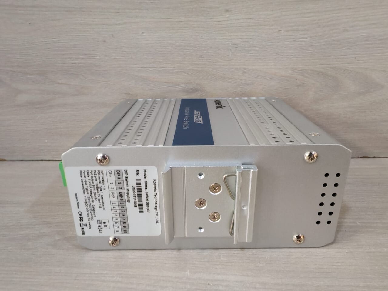 Korenix 3810GF KORENIX JETNET 3810GF JETPOE INDUSTRIAL POE SWITCH -UNIT ONLY 8