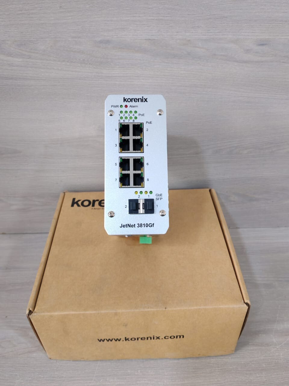 KORENIX JETNET 3810GF JETPOE INDUSTRIAL POE SWITCH -UNIT ONLY