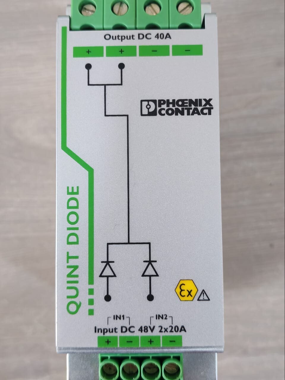 Phoenix Contact QUINT-DIODE/48DC/2x20/1x4 Phoenix Contact QUINT-DIODE/48DC/2x20/1x40 DIN Rail Diode Module 2320160 2
