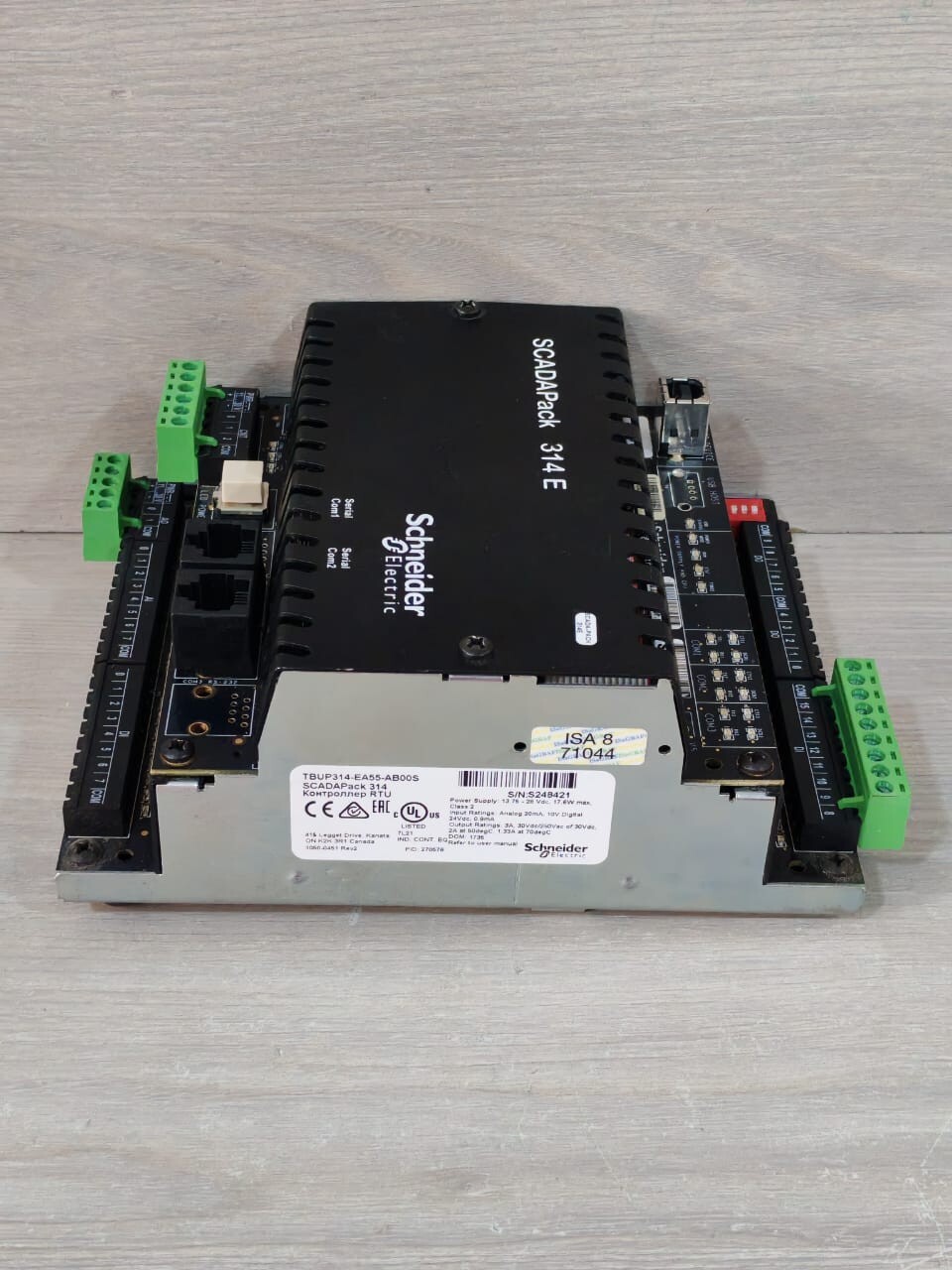 Schneider Electric TBUP314-EA55-AB00S SCHNEIDER ELECTRIC SCADAPACK 314 E TBUP314-EA55-AB00S REMOTE TELEMETRY UNIT 6