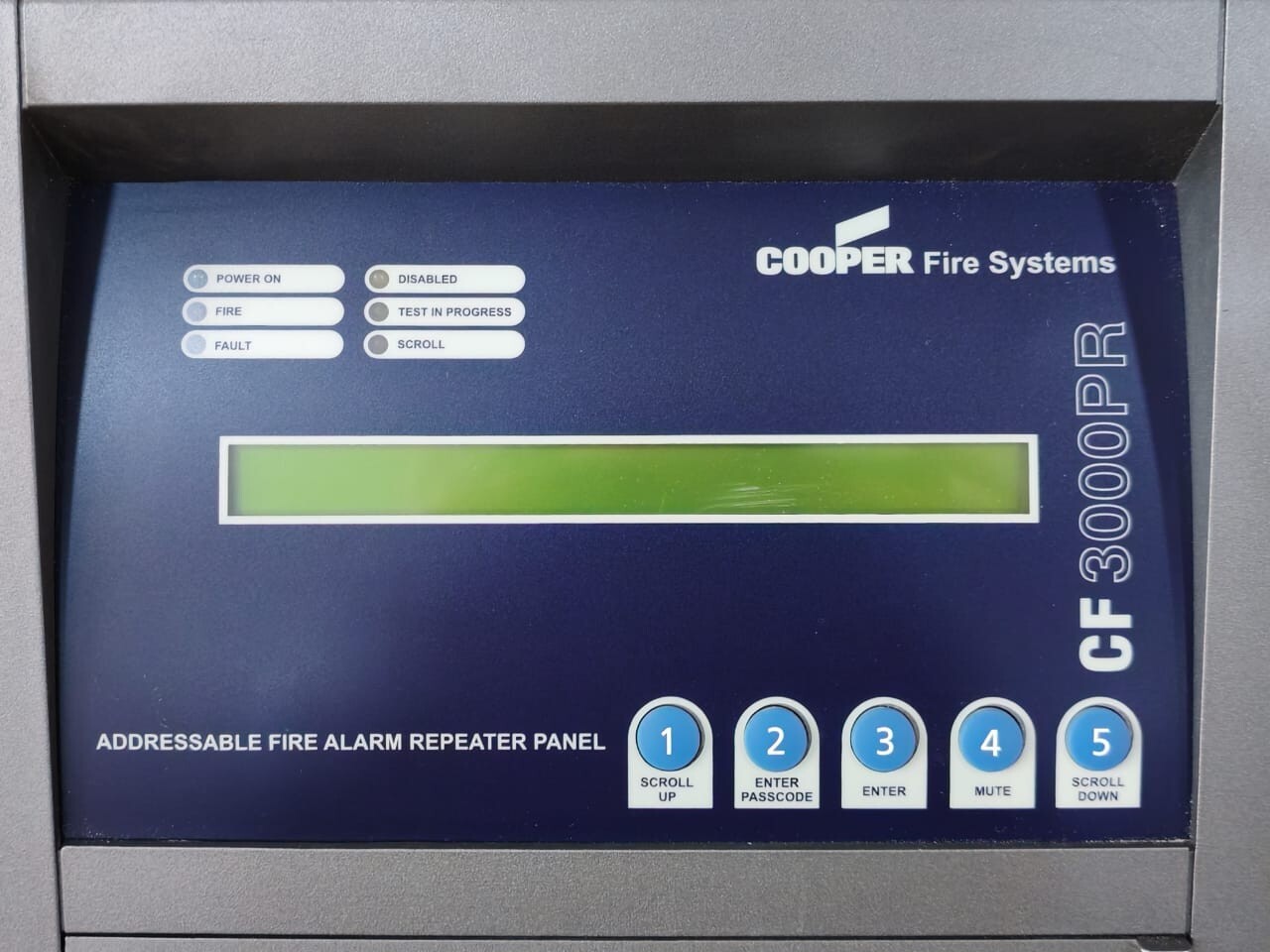 Cooper CF300PRGNC COOPER FIRE SYSTEMS CF300PRGNC ADDRESSABLE FIRE ALARM REPEATER PANEL 2