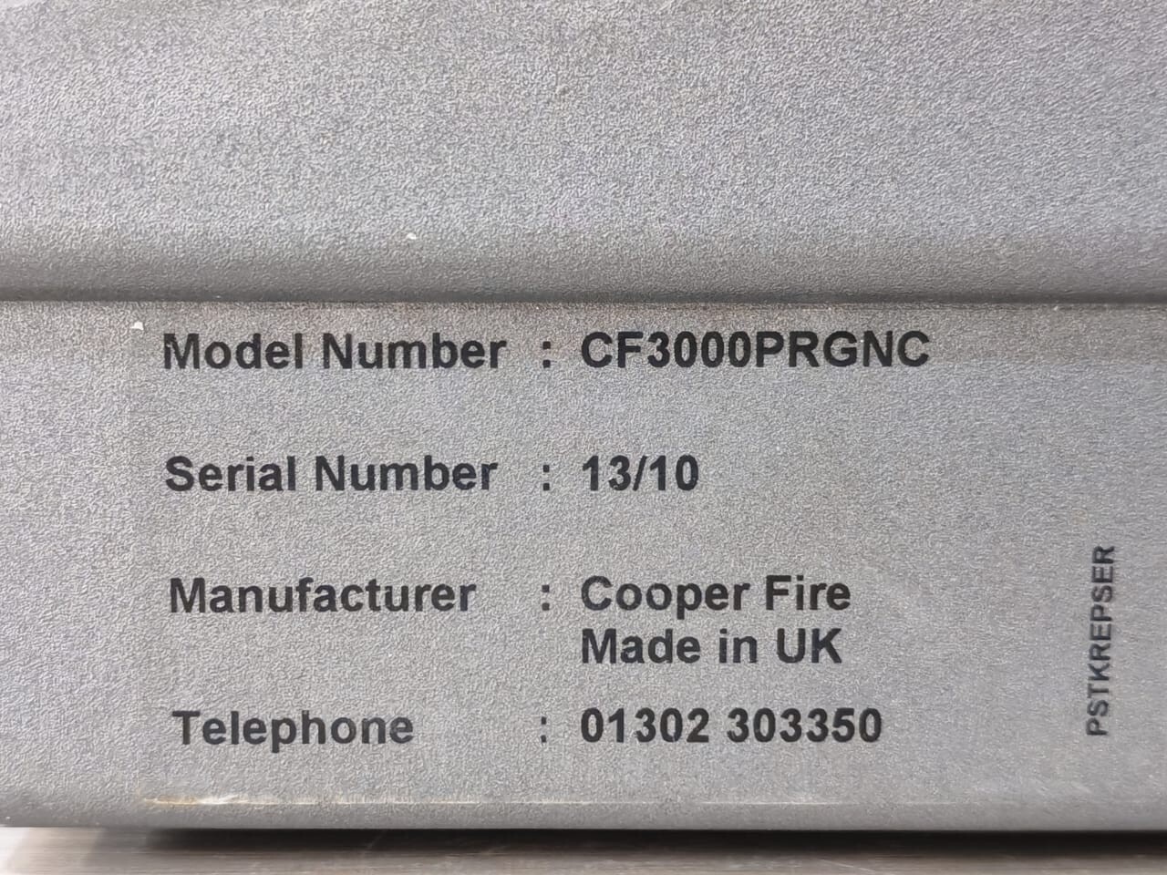 Cooper CF300PRGNC COOPER FIRE SYSTEMS CF300PRGNC ADDRESSABLE FIRE ALARM REPEATER PANEL 4