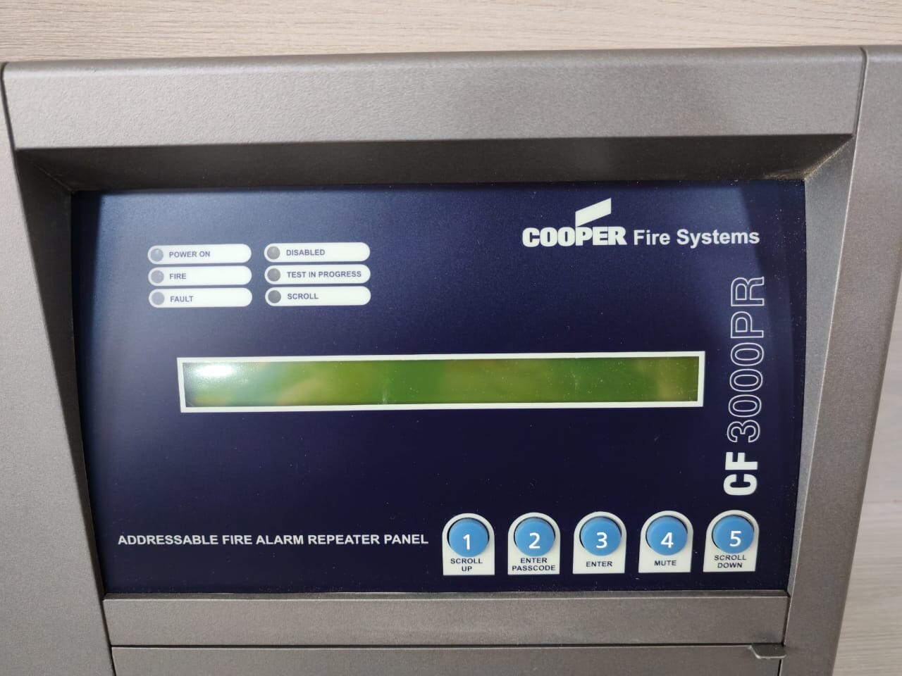 Cooper CF300PRG COOPER FIRE SYSTEMS CF300PRG ADDRESSABLE FIRE ALARM REPEATER PANEL 2