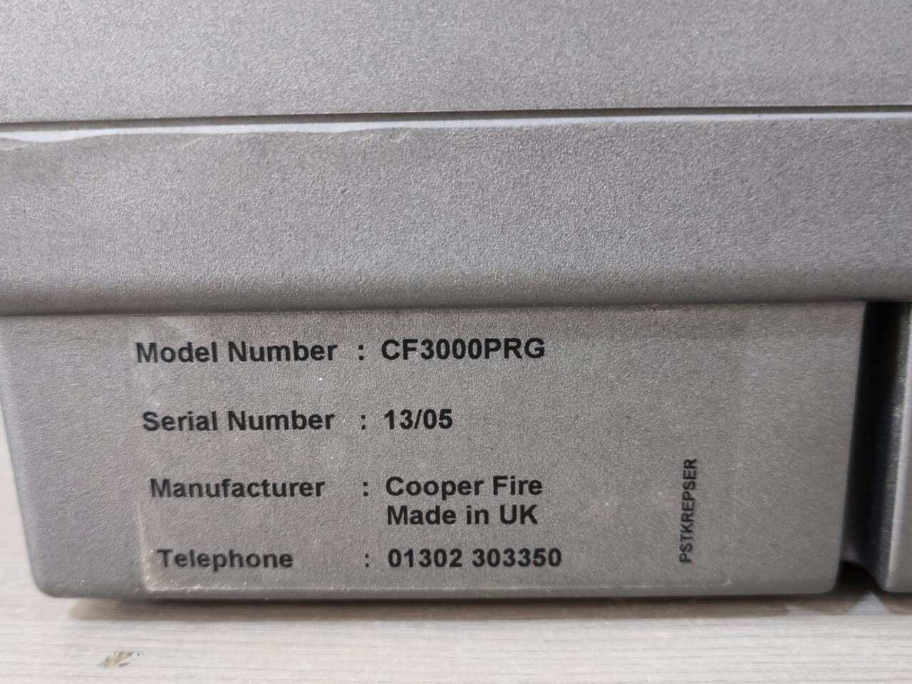 Cooper CF300PRG COOPER FIRE SYSTEMS CF300PRG ADDRESSABLE FIRE ALARM REPEATER PANEL 4