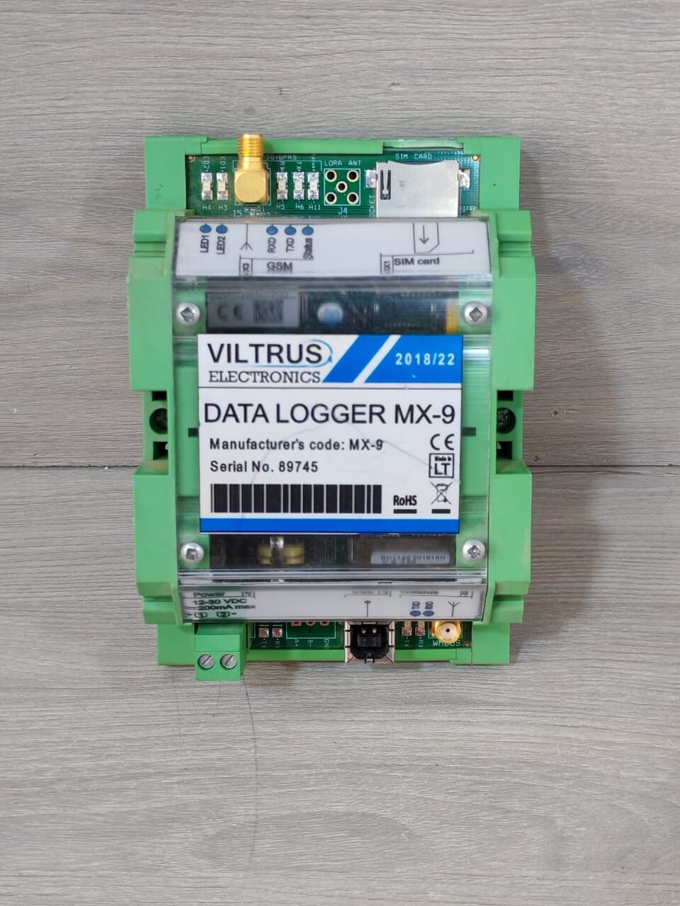 VILTRUS ELECTRONICS MX-9 VILTRUS ELECTRONICS MBUS DATA LOGGER MX-9 12-30VDC 2