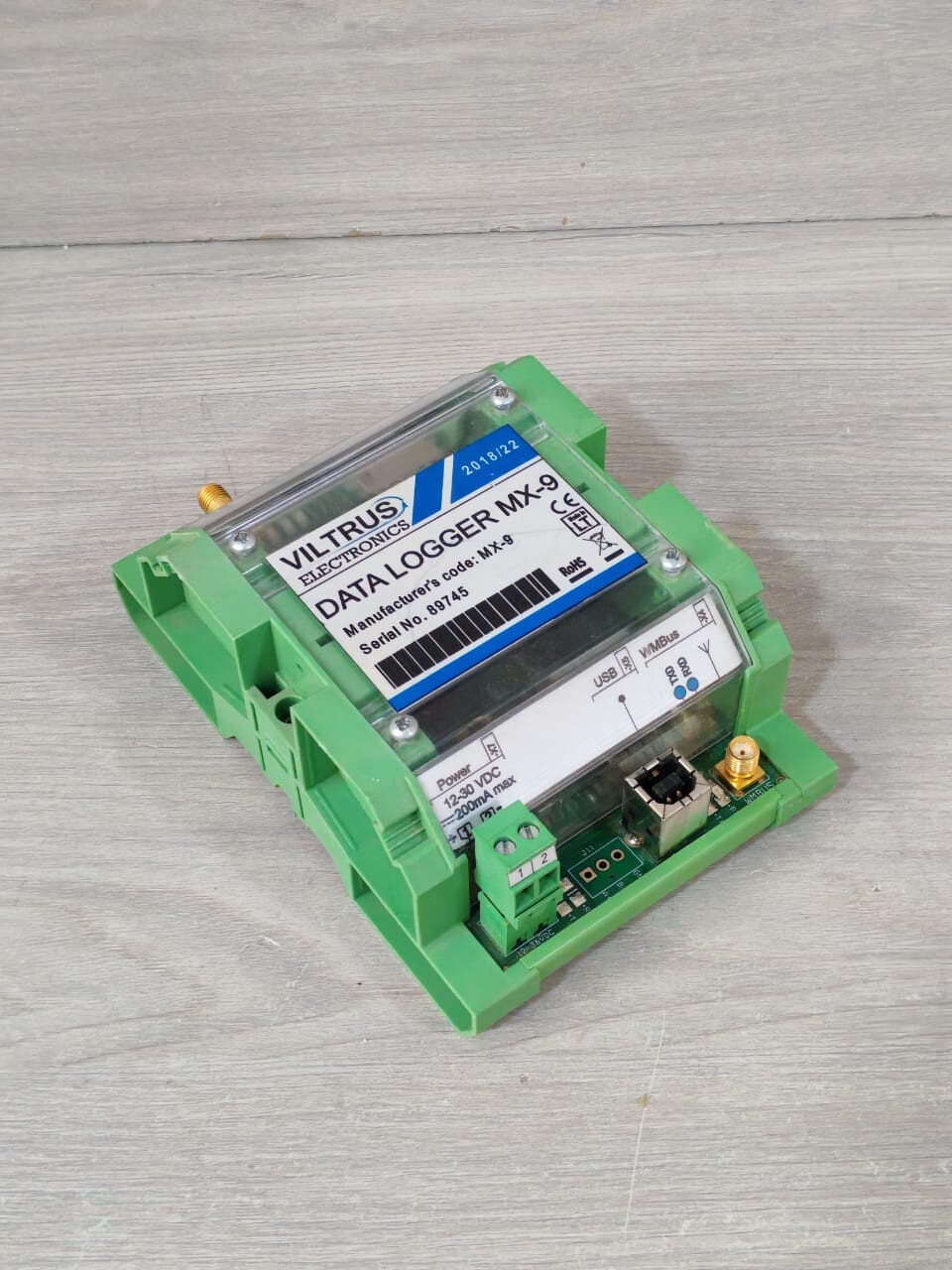 VILTRUS ELECTRONICS MX-9 VILTRUS ELECTRONICS MBUS DATA LOGGER MX-9 12-30VDC 3