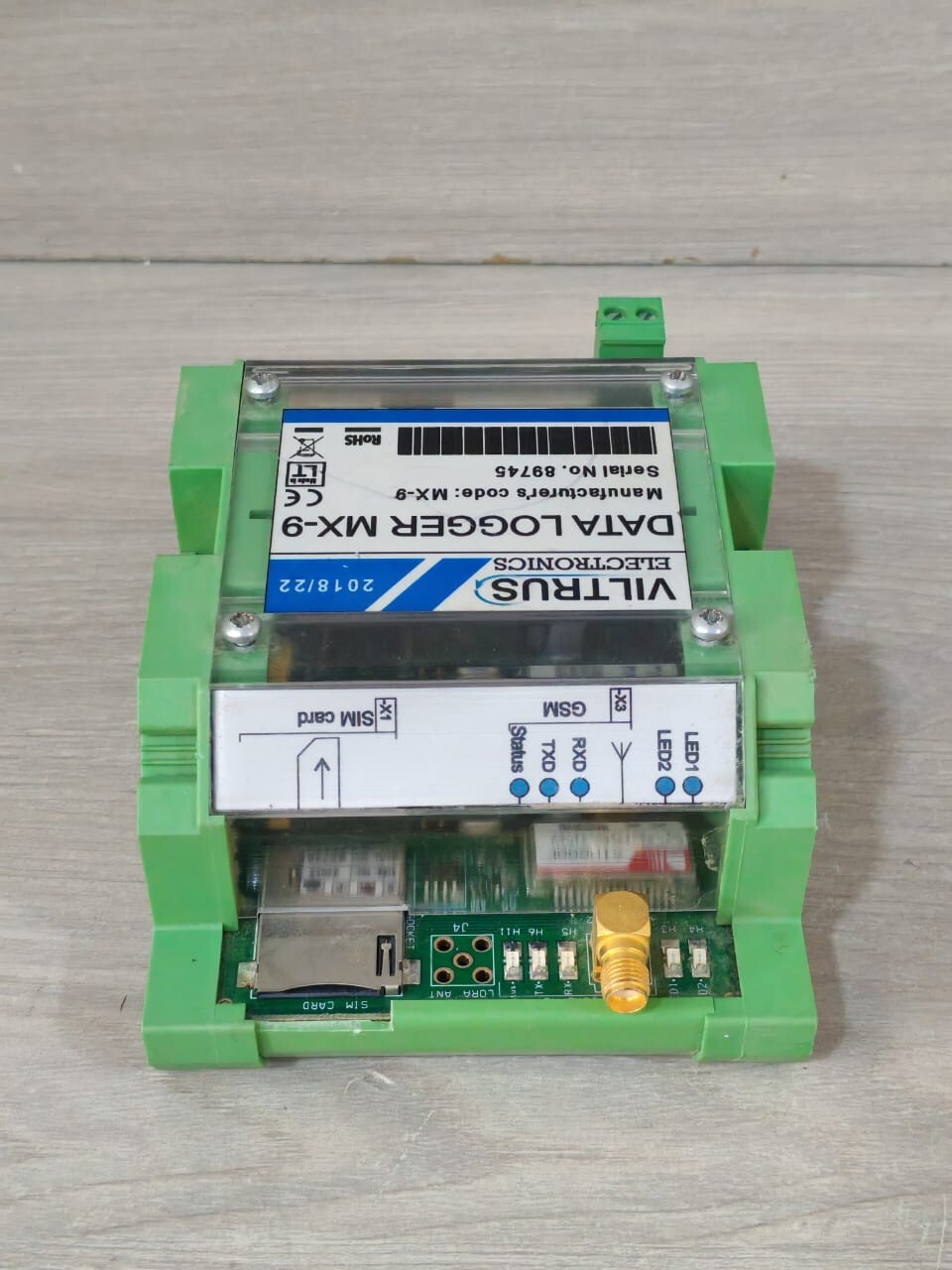 VILTRUS ELECTRONICS MX-9 VILTRUS ELECTRONICS MBUS DATA LOGGER MX-9 12-30VDC 7
