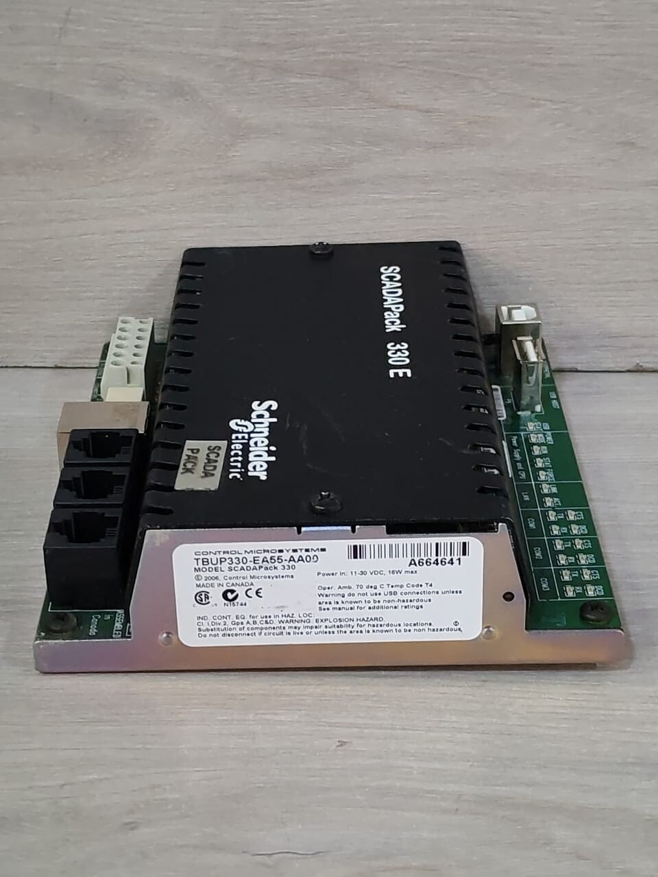 SCHNEIDER ELETRIC TBUP330-EA55-AA00 SCHNEIDER ELETRIC SCADAPACK 330 E TBUP330-EA55-AA00 CONTROL MICROSYSTEMS 9