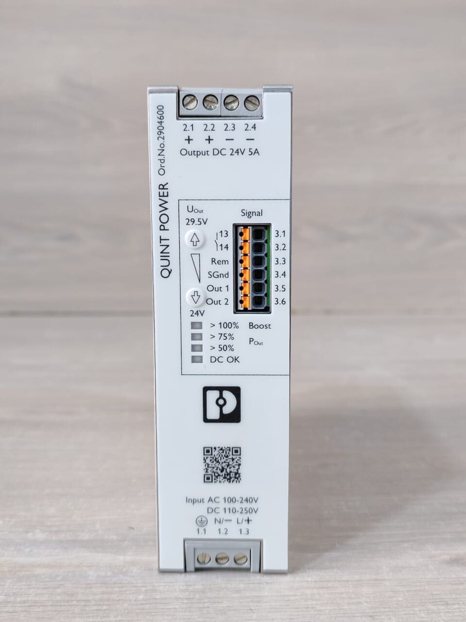 Phoenix Contact QUINT4-PS/1AC/24DC/5 Phoenix Contact QUINT4-PS/1AC/24DC/5 Power Supply 2904600 2
