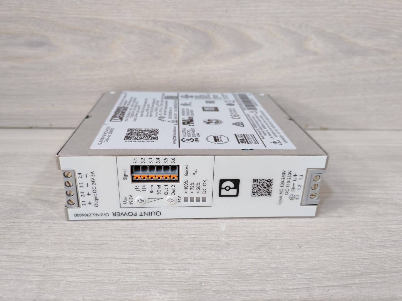 Phoenix Contact QUINT4-PS/1AC/24DC/5 Phoenix Contact QUINT4-PS/1AC/24DC/5 Power Supply 2904600 6