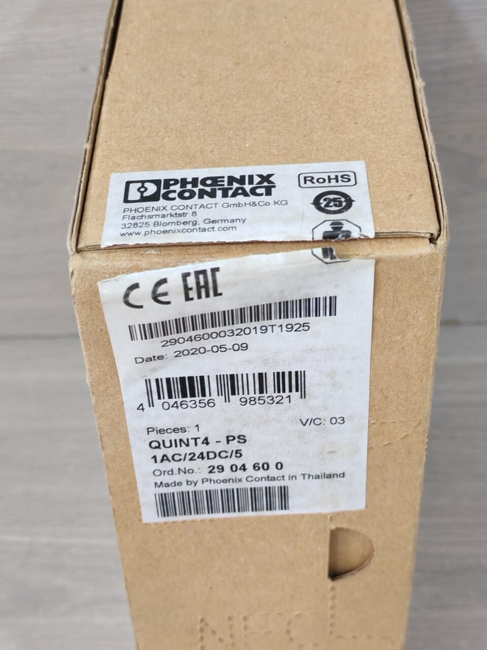 Phoenix Contact QUINT4-PS/1AC/24DC/5 Phoenix Contact QUINT4-PS/1AC/24DC/5 Power Supply 2904600 10