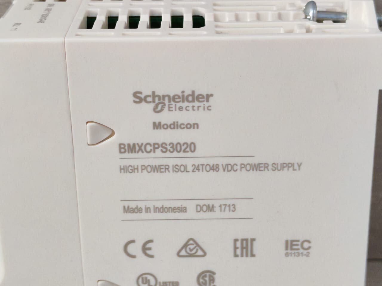 Schneider Electric BMXCPS3020 SCHNEIDER ELECTRIC BMXCPS3020 HIGH POWER ISOL 24TO48 VDC POWER SUPPLY 4