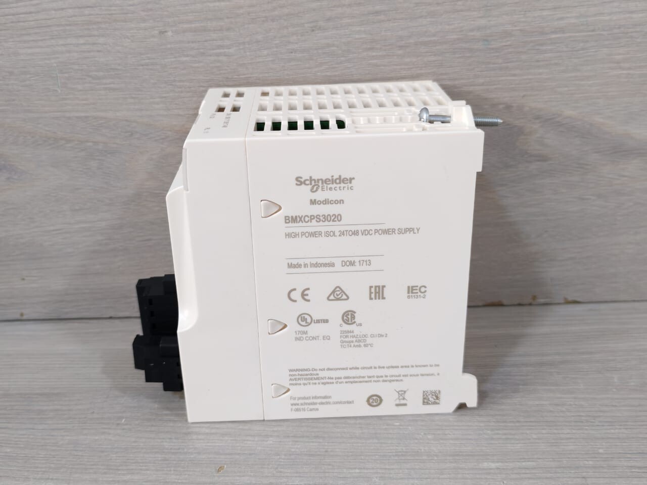 Schneider Electric BMXCPS3020 SCHNEIDER ELECTRIC BMXCPS3020 HIGH POWER ISOL 24TO48 VDC POWER SUPPLY 5