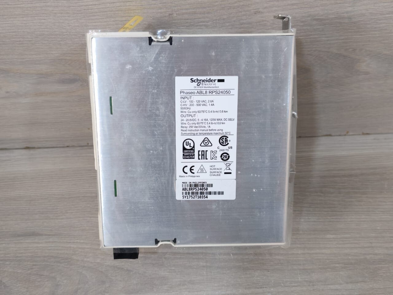 Schneider Electric ABL8 RPS24050 SCHNEIDER ELECTRIC ABL8 RPS24050 POWER SUPPLY 5