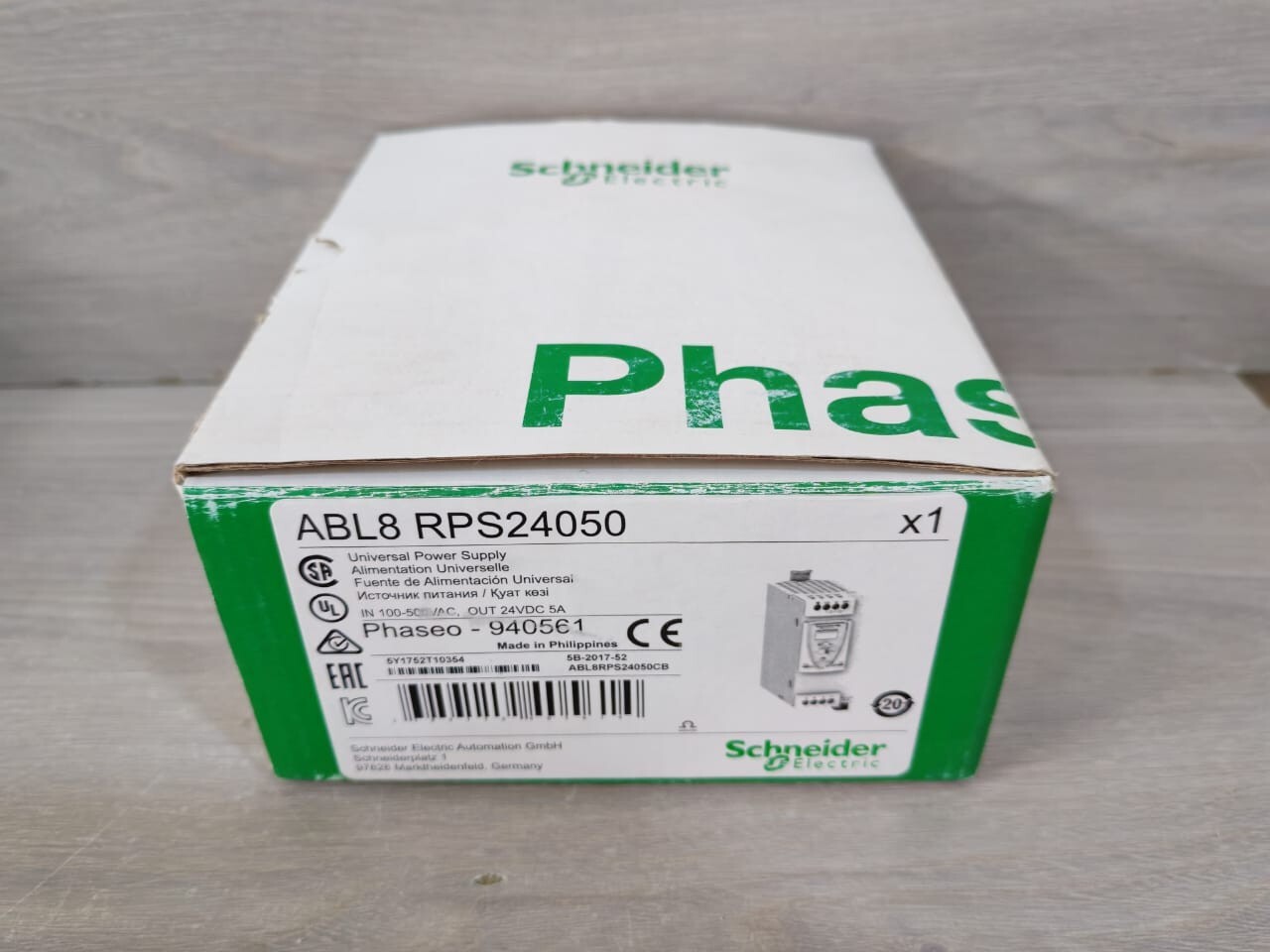 Schneider Electric ABL8 RPS24050 SCHNEIDER ELECTRIC ABL8 RPS24050 POWER SUPPLY 10