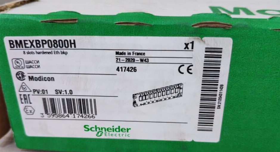Schneider Electric BMEXBP0800H Schneider Electric BMEXBP0800H 8 slots hardened Eth bkp 6