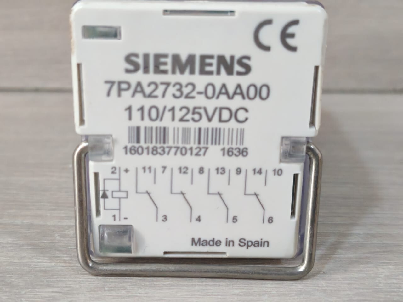 Siemens 7PA2732-0AA00 SIEMENS 7PA2732-0AA00 POWER RELAY WITH 16PINS 110/125VDC 2