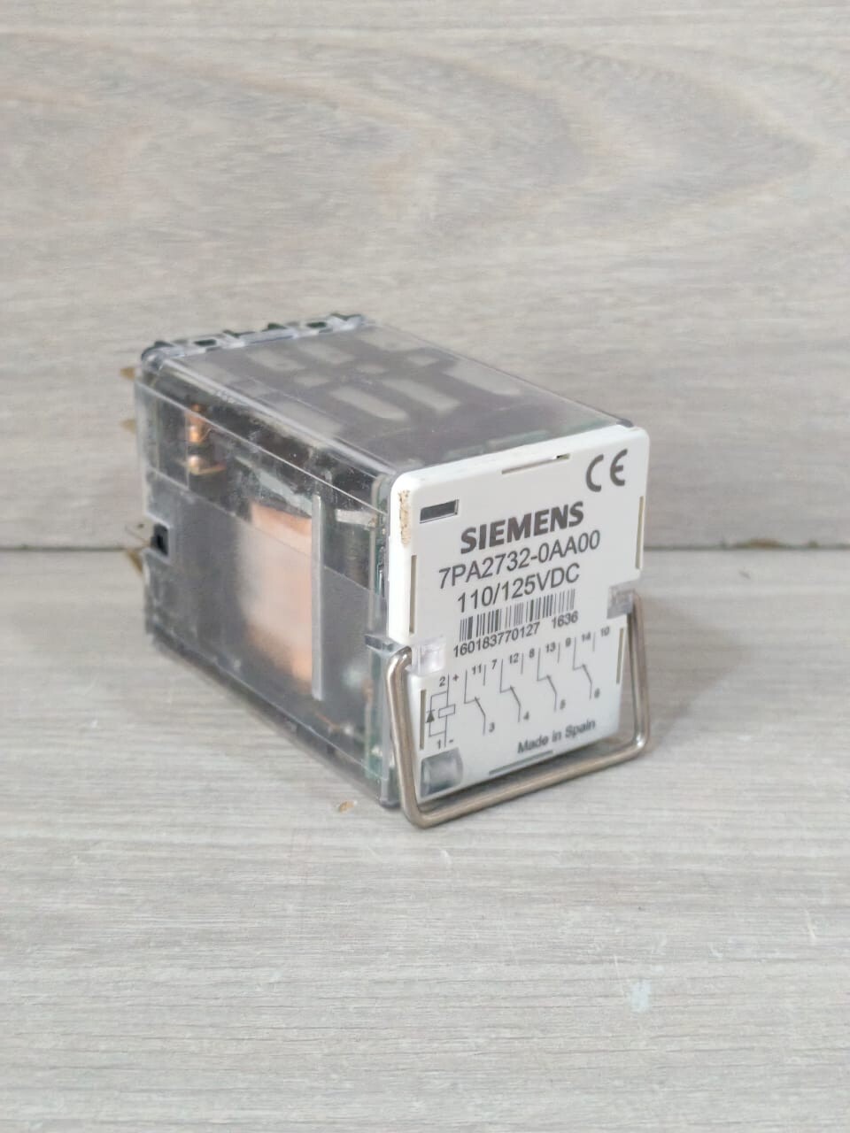 Siemens 7PA2732-0AA00 SIEMENS 7PA2732-0AA00 POWER RELAY WITH 16PINS 110/125VDC 3