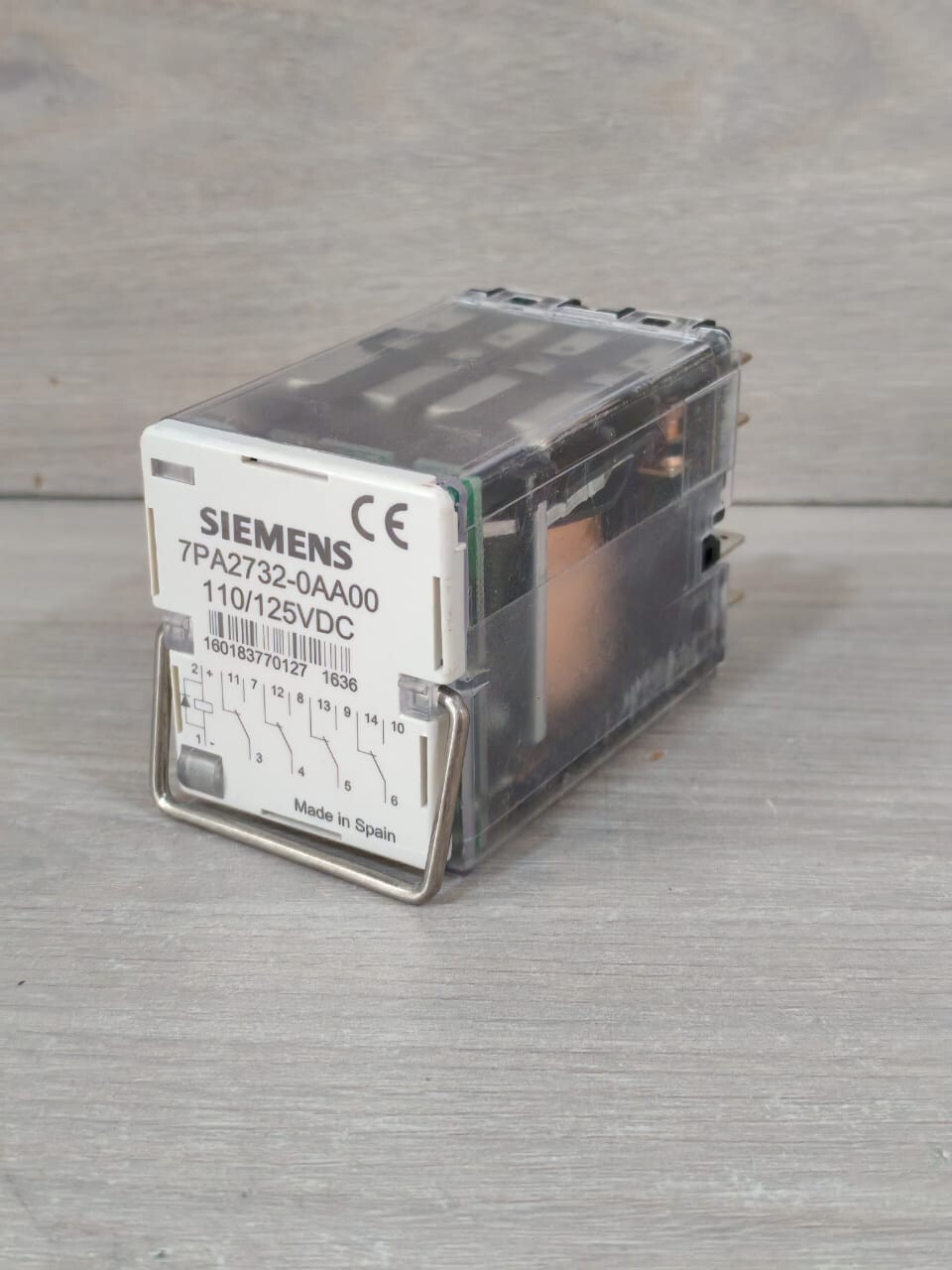 Siemens 7PA2732-0AA00 SIEMENS 7PA2732-0AA00 POWER RELAY WITH 16PINS 110/125VDC 4
