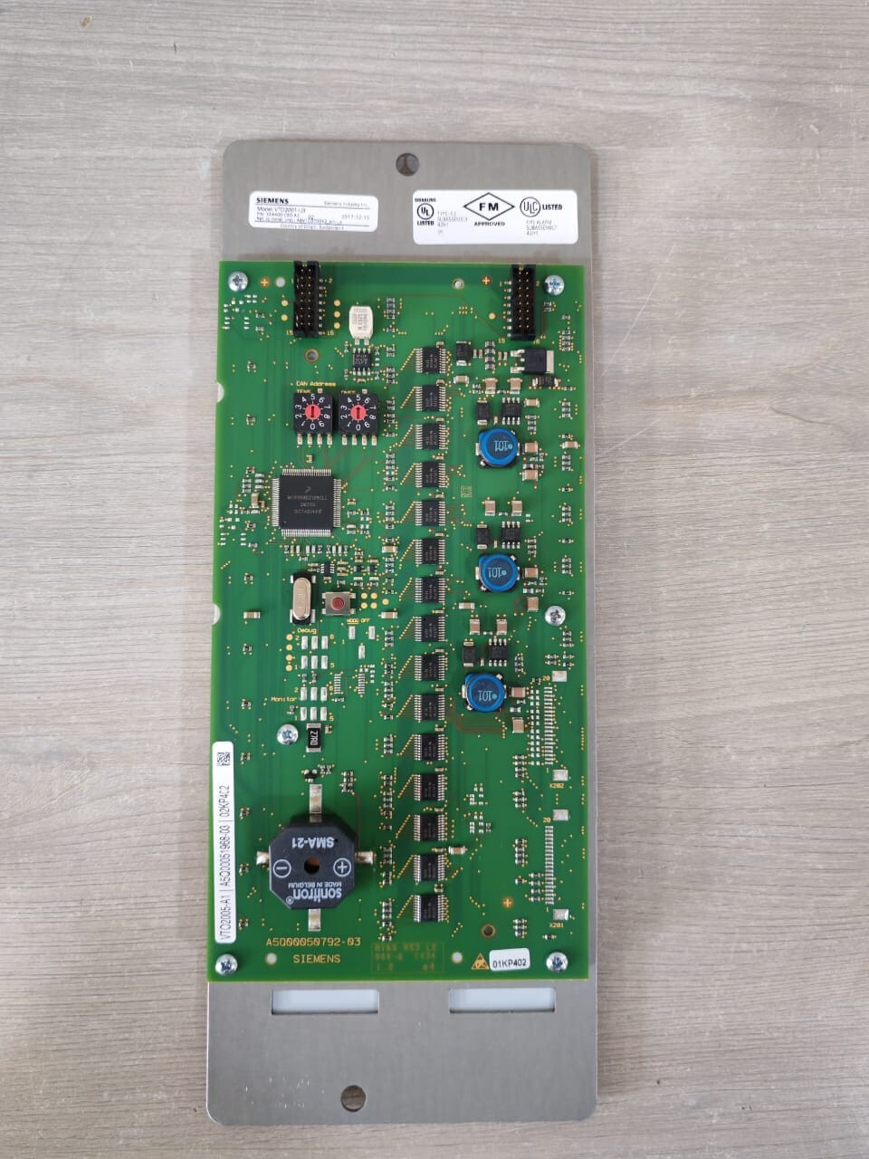 Siemens S54400-C60-A2 Siemens VTO2001-U3 Fire Alarm Option Module 24 Switches S54400-C60-A2 8