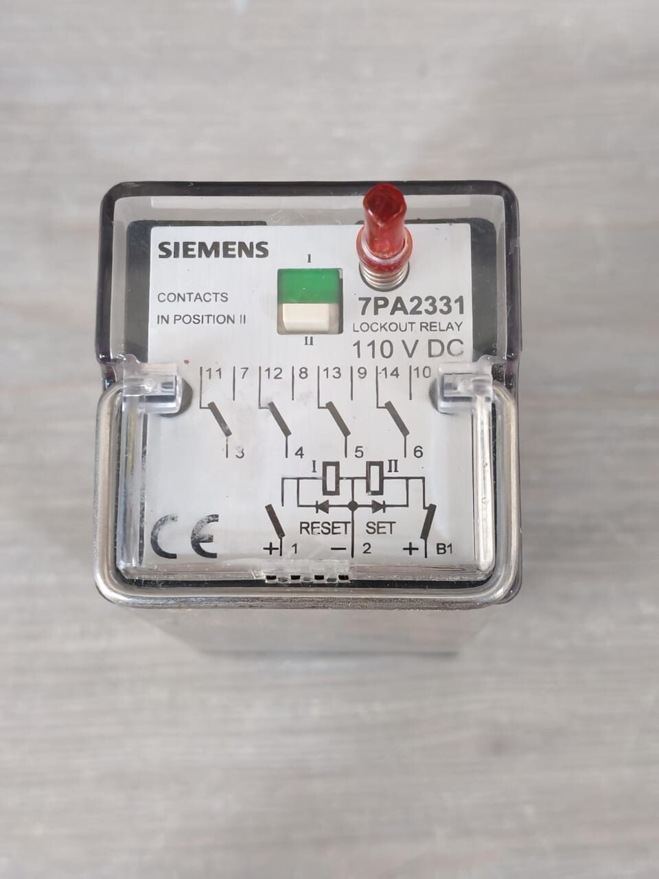 Siemens 7PA2331 SIEMENS 7PA2331 LOCKOUT FAST RELAY 4 NC/NO PUSH BUTTON 11OVDC 5