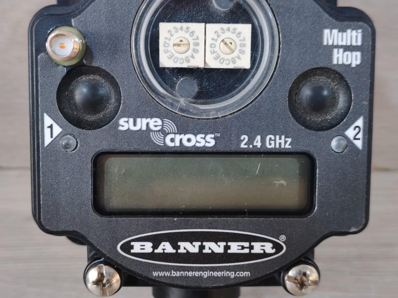 Banner DX80DR2M-H12 BANNER DX80DR2M-H12 SURE CROSS MULTIHOP DATA RADIOS 2.4GHz 3