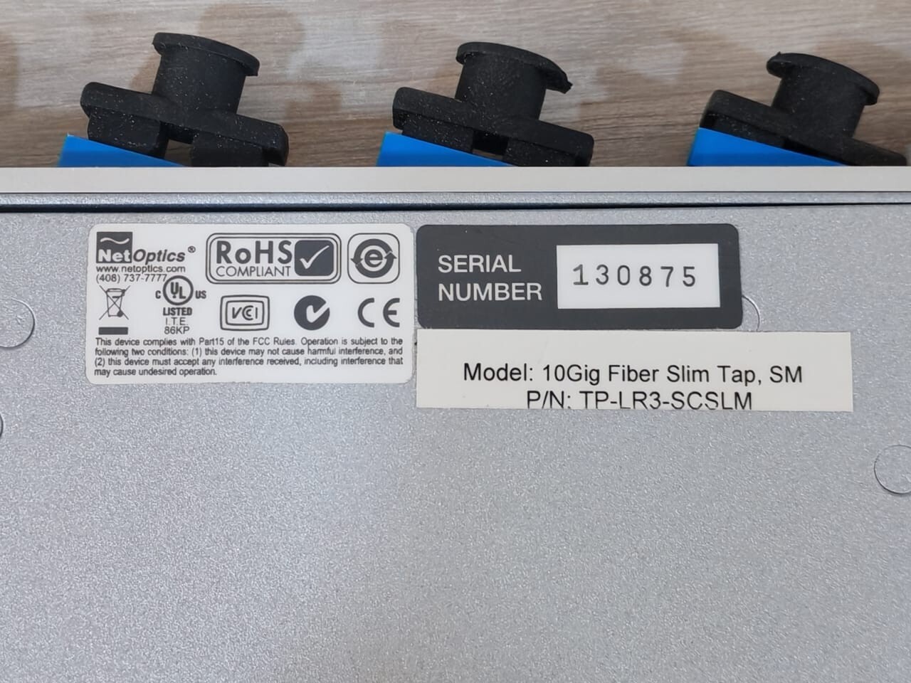 NET OPTICS TP-LR3-SCSLM Net Optics TP-LR3-SCSLM Gigabit Fiber 10 Gigabit Fiber Splitter Slim Tap 4