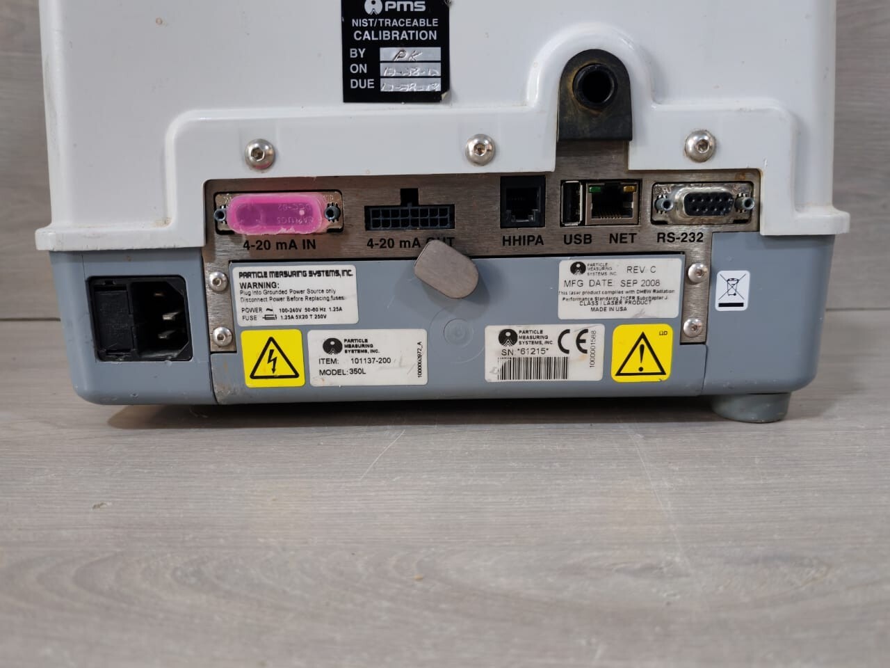 particle PARTICLE Particle Measuring Systems Inc. Lasair 2 350L Particle Counter 3