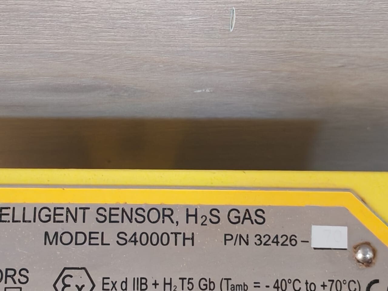 GENERAL MONITORS P/N 32426-70 GENERAL MONITORS S4000TH INTELLIGENT SENSOR P/N 32426-70 3